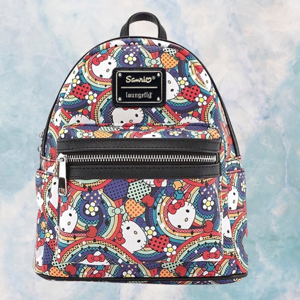 - Loungefly Sanrio Hello Kitty Rainbowβ Abstract Mini Backpack